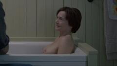 Christiane Pasquier nude in a bathtub at La partie