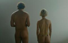 Zoe Lister-Jones shows her nude ass at Slip