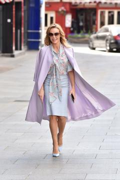 Amanda Holden the Heart Radio Breakfast show at Global studios in London