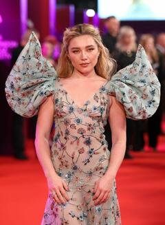 Florence Pugh braless in see through dress Klara and the Sun Premiere at the 70th BFI London Film Festival - October 15, 2026