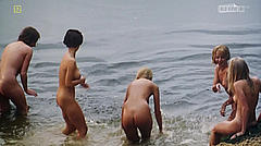 Polish actress Izabella Bukowska naked in History of Cinema in Popielawy Historia Kina w Popielawach