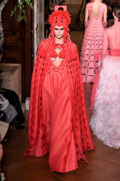 Kaia Gerber on runway at Valentino Fashion Show in Paris