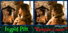 Ingrid Pitt topless in Vampire Lovers