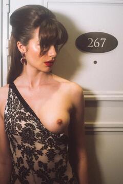 Mara Lafontan nude tit for photoshoot by Anael Boulay 2020