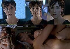 French actress Elsa Zylberstein naked in Qui perd gagne