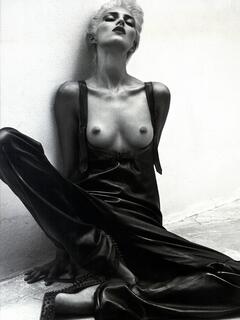 Sasha Pivovarova nude tits in Vogue, France - October 2011
