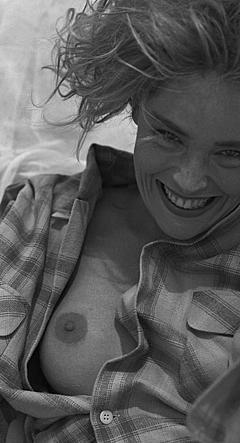 Sharon Stone nude boob