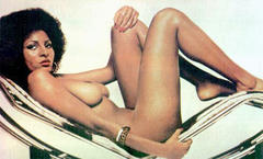 Pam Grier lying fully nude