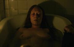 Alexandra Loreth naked in a bathtub at The Yellow Wallpaper