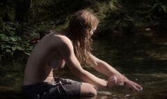 Lou Lampros topless at Sauvage