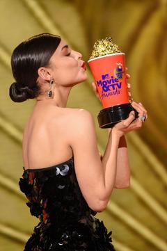 Sofia Carson at 2020 MTV Movie & TV Awards in LA
