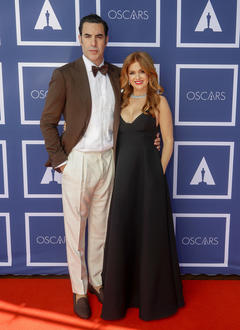 Australian actress Isla Fisher virtually attending the 93rd Academy Awards from Sydney