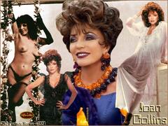 Joan Collins sexy and topless collage