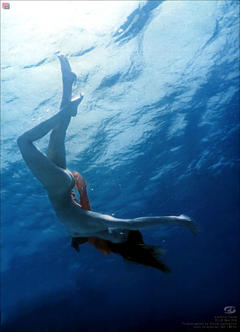 Laetitia Casta nude in a water