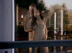 Leah Gibson nude in sex scene from Rogue