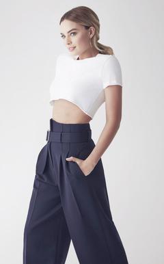 Margot Robbie posing for Stylist Magazine