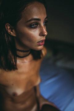 Tess Dimos small nude tits