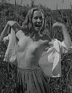 Danish blonde Tove Maes topless in Ditte Menneskebarn