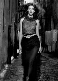 Alice Dodd braless in see through top