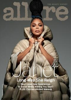Janet Jackson posing for Allure magazine - February 2022
