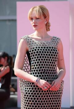Emma Laird attending the The Brutalist red carpet during the 81st Venice International Film Festival in Venice, Italy - September 2024
