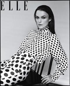 Keira Knightley posing for Elle magazine