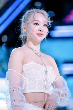 South Korean singer Nayeon at SBS Inkigayo in Seoul