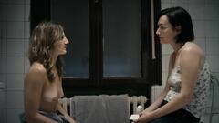 Irena Ristic, Kamka Tocinovski topless at Three Days in September