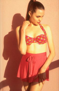Angelina Jolie early sexy photo
