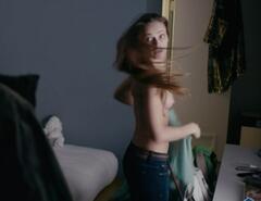Russian actress Ingrid Olerinskaya topless at Londongrad