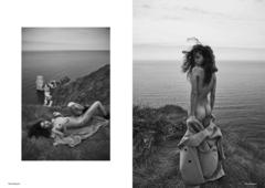 Emilie Payet nude black-&-white collage