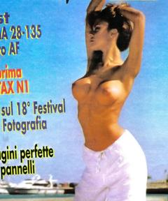 Sara Ceccarelli nude tits for magazine cover