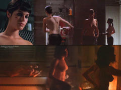 Rebecca Romijn-Stamos topless and nude at Rollerball