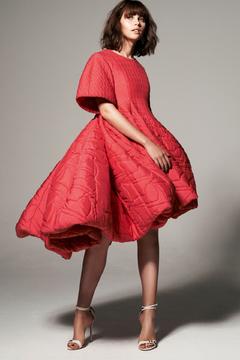 Felicity Jones in red dress