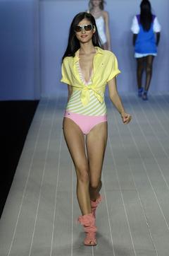 Katarina Ivanovska runway at Lacoste Spring Summer 2007 fashion show in New York
