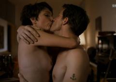 Austrian actress Julia Koschitz topless in Balanceakt