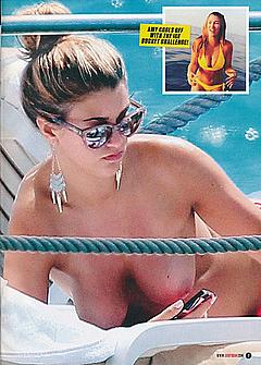 Amy Willerton topless paparazzi photo