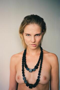 Franziska Klein posing topless photo