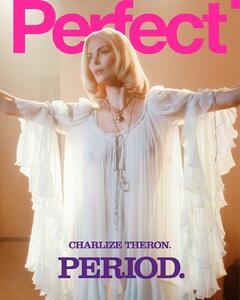 Charlize Theron see trhough to tits for The Perfect Magazine Issue 9 - 2025