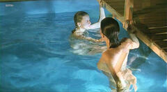 Anja Schute & Anouschka Renzi nude in a pool at Das Wunder