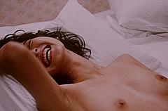 Japanese actress Fukumi Kuroda nude tits in Tampopo