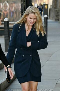 Alice Eve - outside The Roundhouse in London