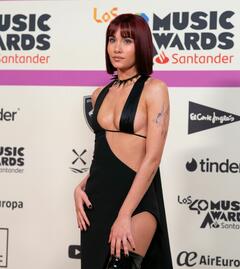 Aitana Ocana Morales sideboob at Los40 Music Awards Santander in Madrid