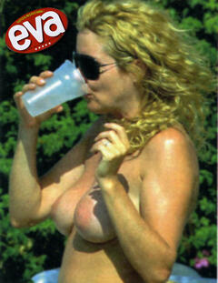 Angela Melillo topless paparazzi photo