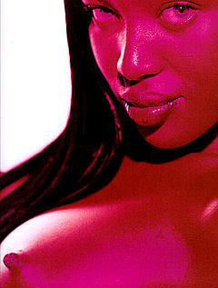 Naomi Campbell nude nipple
