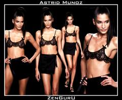 Astrid Munoz see through runway collage