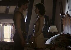 Lesley-Anne Down topless at Hanover Street