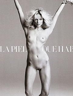 Natasha Poly nude tits and shaved pussy