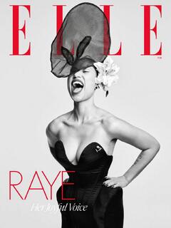 Raye for Elle magazine, US by Willy Vanderperre - February 2026