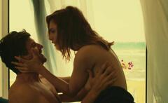 Miriam Leone topless at Metti la nonna in freezer
